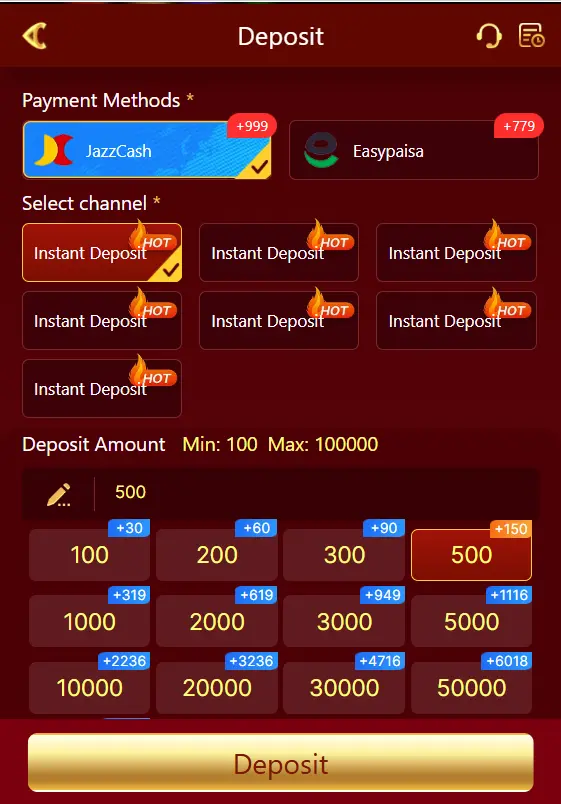 Y71 Deposit